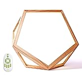 DayBright Light Therapy Lamp Full Spectrum, 10,000 LUX, UV-Free, Full Size, Adjustable, Happy Sun Lamp, Sunlight Lamp for Daylight Feelings - Crafted from Solid Wood