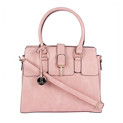Fur Jaden Coral Pink Handbag for Women