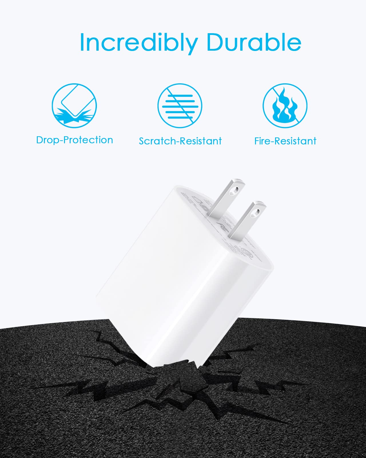 USB C Charger Block 20W-Type C Power Adapter for IP 16/16 Pro/16 Plus/16 Pro Max /15/15 Pro/15 Plus/15 Pro Max/14/13/12/11/SE/XR/8, i Pad Pro/Mini, Galaxy, Pixel 4/3 and More [2-Pack] mz