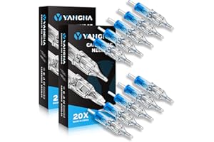 Yangna Mixed 40Pcs #12 5RS 7RS 9RS 11RS Round Shader Assorted for Beginners and Artists (#12 Standard RS)