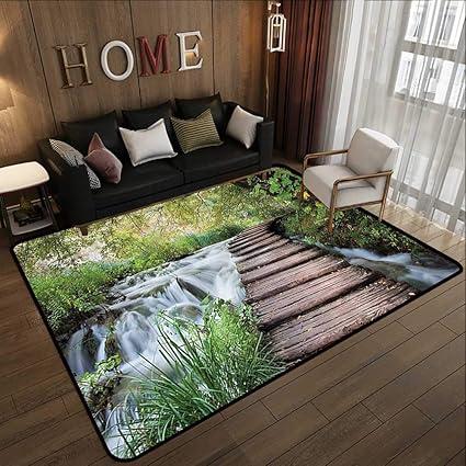 Amazon Com Rugs For Kitchen Floor House Decor Wooden