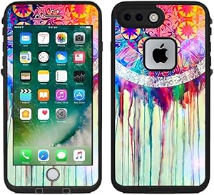 Teleskins Protective Designer Vinyl Skin Decals/Stickers Compatible with Lifeproof Fre iPhone 7 Plus/iPhone 8 Plus Case -Dream Catcher Painting Design Patterns - only Skins and not Case