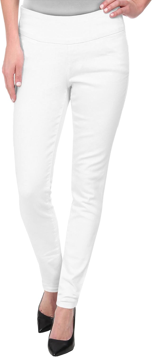 Hybrid & Company Super Comfy Stretch Pull-On Millennium Twill Pant, Capri, Bermuda
