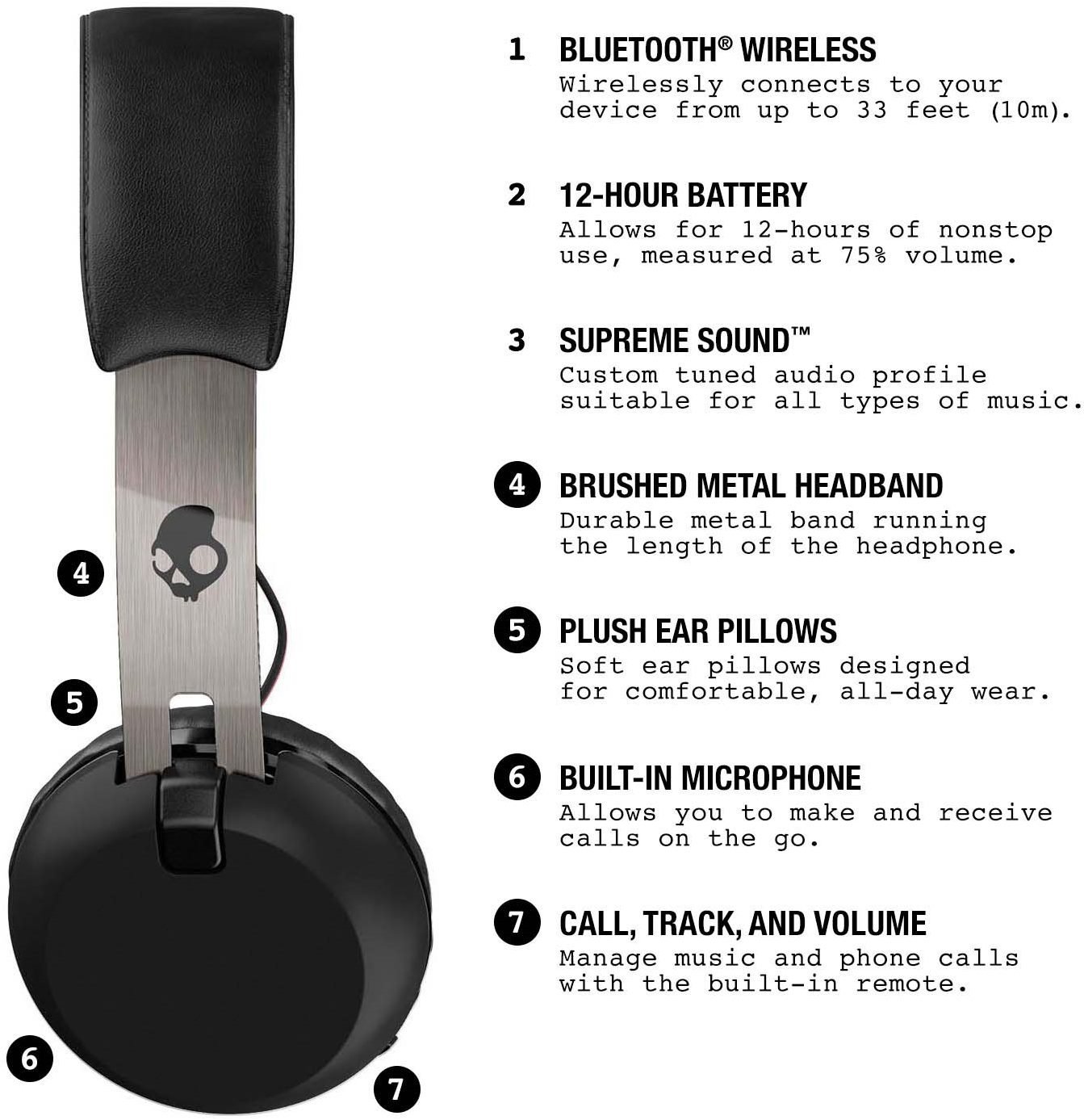 Skullcandy Grind Bluetooth Wireless OnEar Headphones price in Pakistan