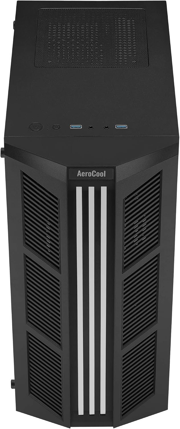 Aerocool PRIME, PC ATX Case, Front Triple ARGB, Tempered Glass, Fan 12 cm - Image 5