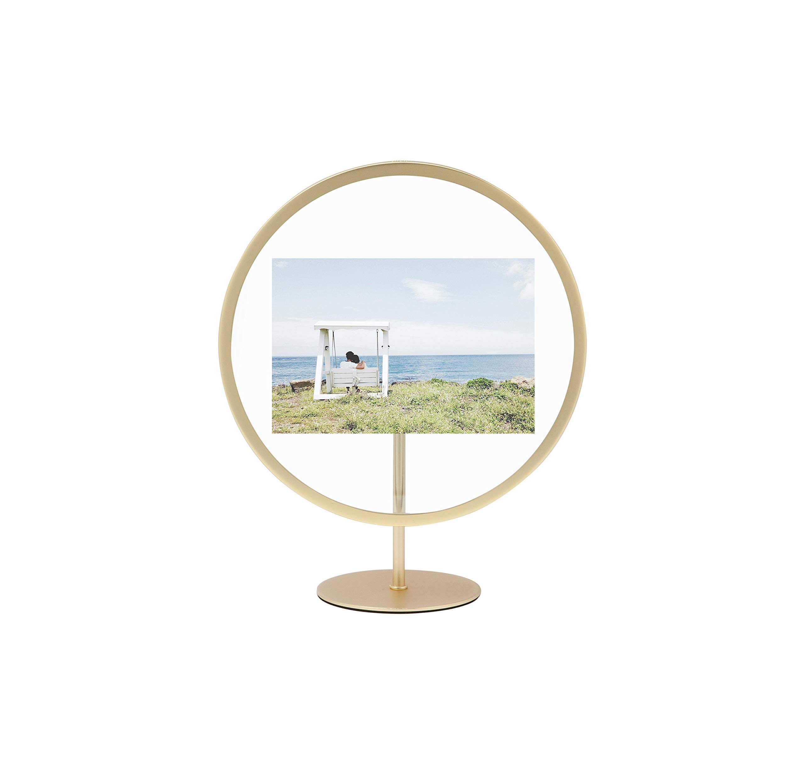 Infinity Picture Frame, Unique Circular Photo Frame for Desk or Wall