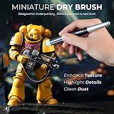 Nicpro 21PCS Miniature Paint Brushes Drybrush Set for Model Painting view 2