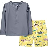 Simple Joys by Carter's Baby-Boys Swimsuit Trunk and Rashguard Set