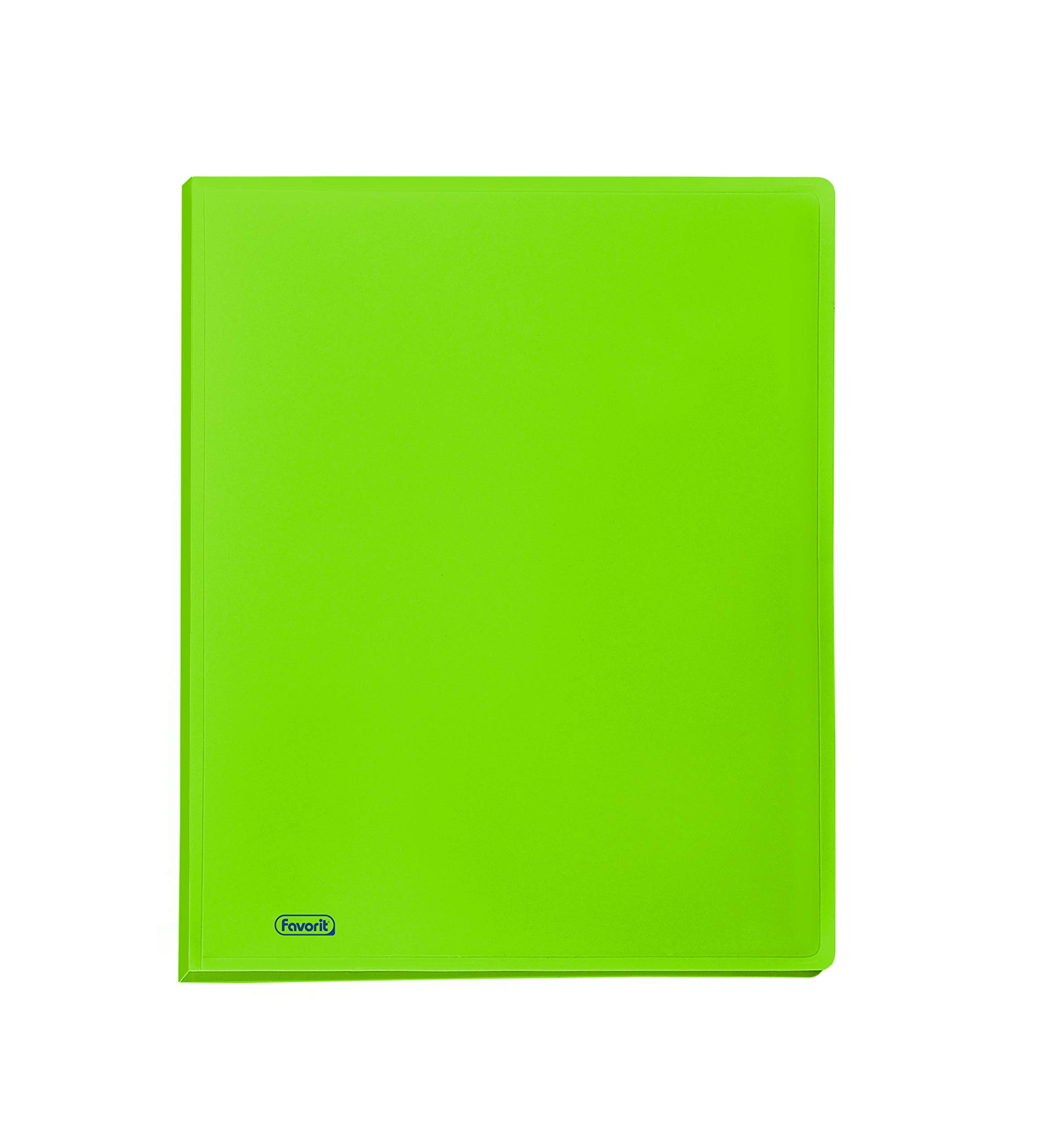 Favorit 400102296 Neon Display Book with 40 Envelopes 22 x 30 cm, Neon Green