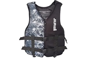 huraty Unisex Swim Vest with Leg Straps Adults Kayak Boating Vest Womens Mens Outdoor Water Sports High Buoyancy Jacket