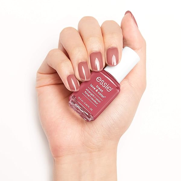 ESSIE TREAT, LOVE AND COLOR, STRENGTH AND COLOR NAIL CARE POLISH, BERRY BLAST, SHEER BERRY, 0.46 OUNCE