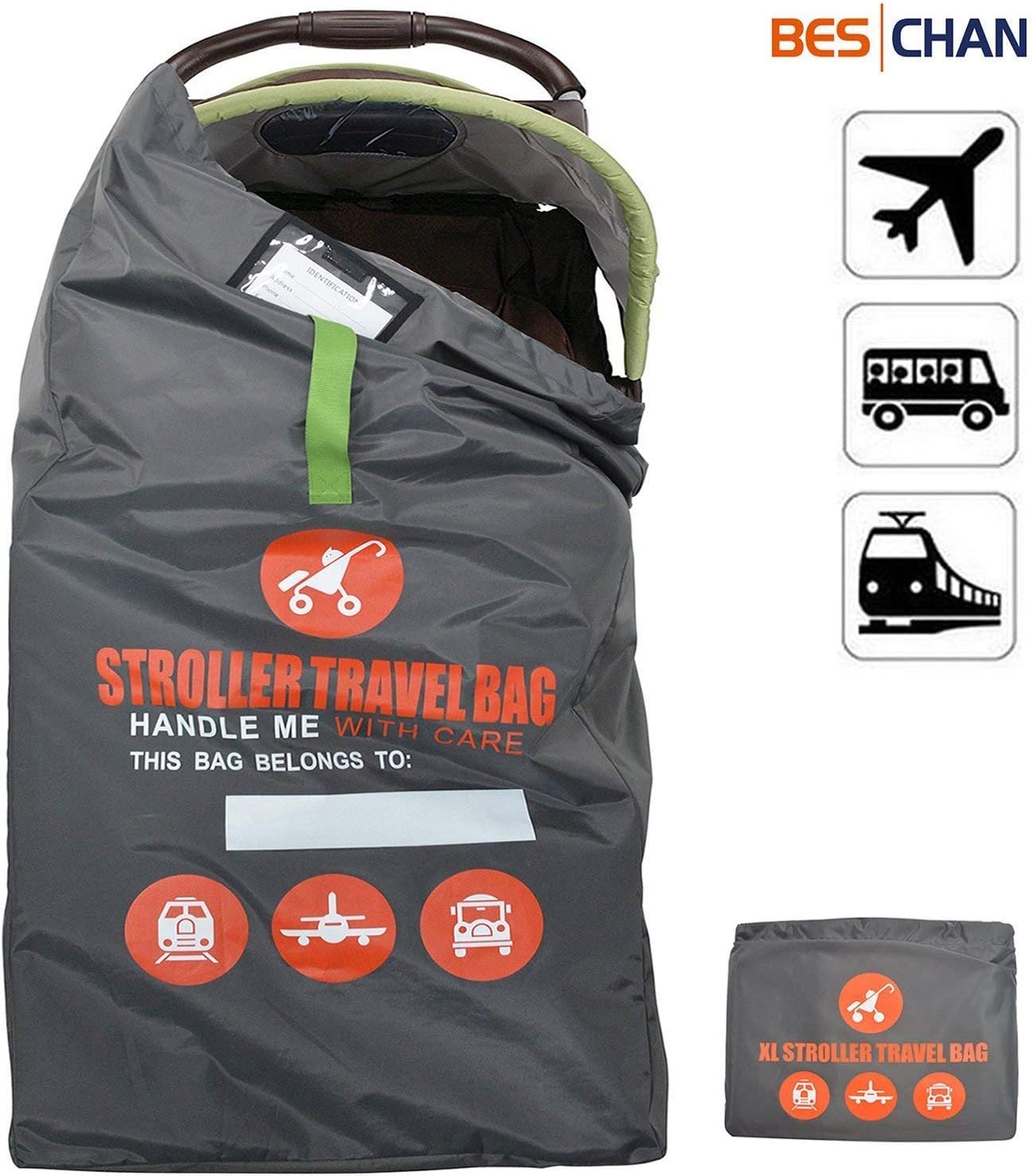 Standard or Double/Dual Stroller Gate Check Bag XL Travel Bag Thicken