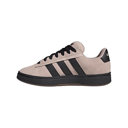 adidas Men's Grand Court Alpha Sneaker, Wonder Taupe/Black/Gum, 11.5