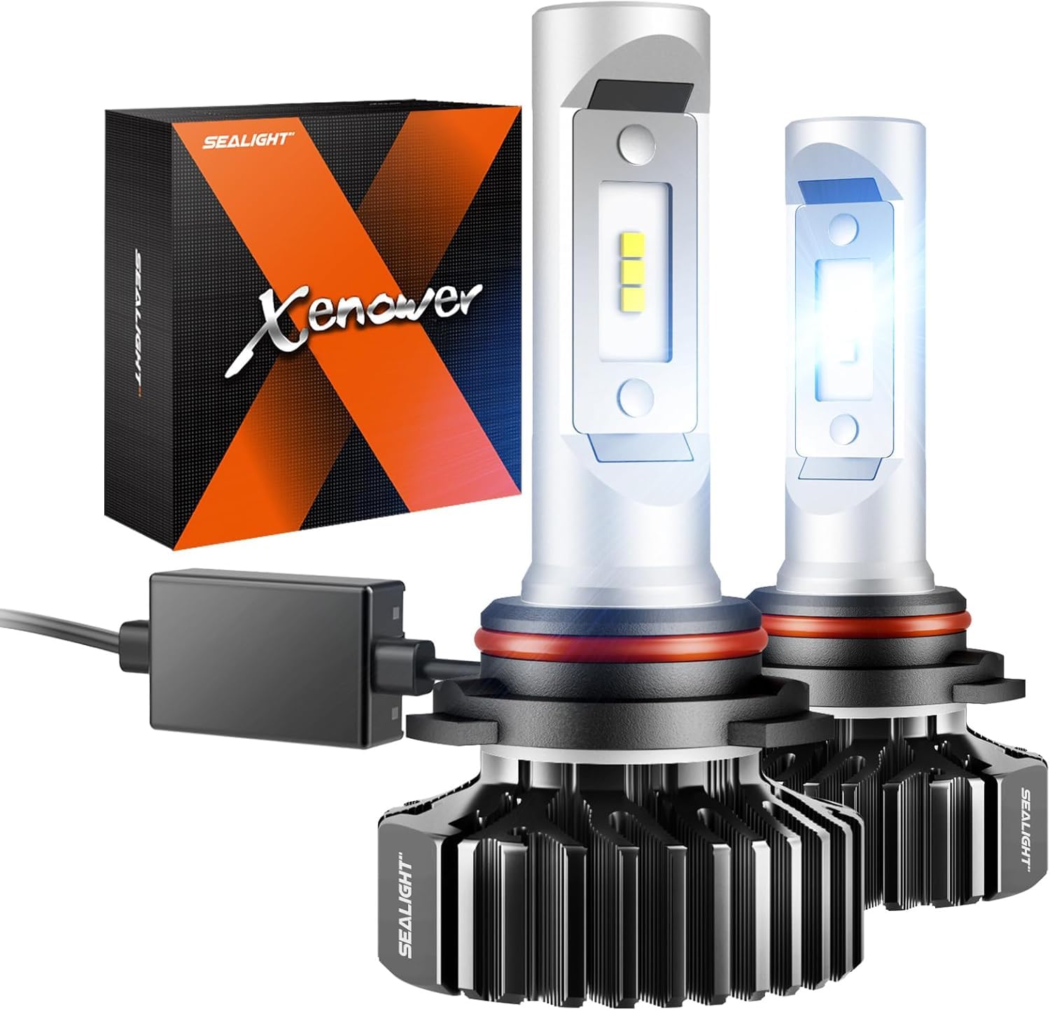 Photo 1 of SEALIGHT 9006/HB4 Fog Bulbs or 9006 Fog Light, 40,000LM Super Bright 9006 Powersport Bulbs, 9006 White Light, Powersport Fog Light, Plug-and-Play, Pack of 2