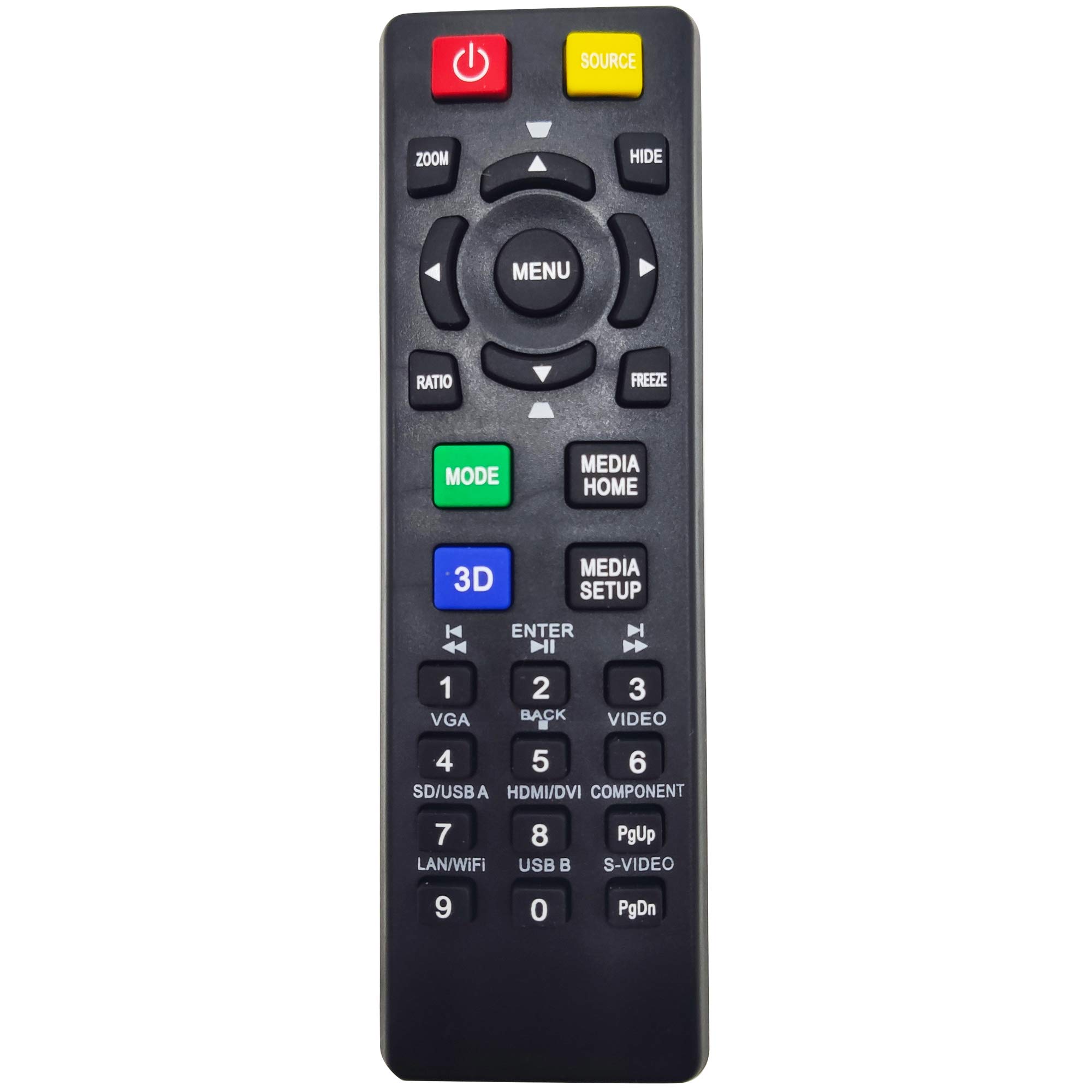 Leankle Remote Controller E-26110 for Acer Projectors G550, H5380BD, H5381BD, H5382BD, H6502BD, H6510BD, H6517ABD, H6517ST, H6518BD, H6520BD, H6531BD, H7532BD, H7550ST, P1173, P5630, X1526AH
