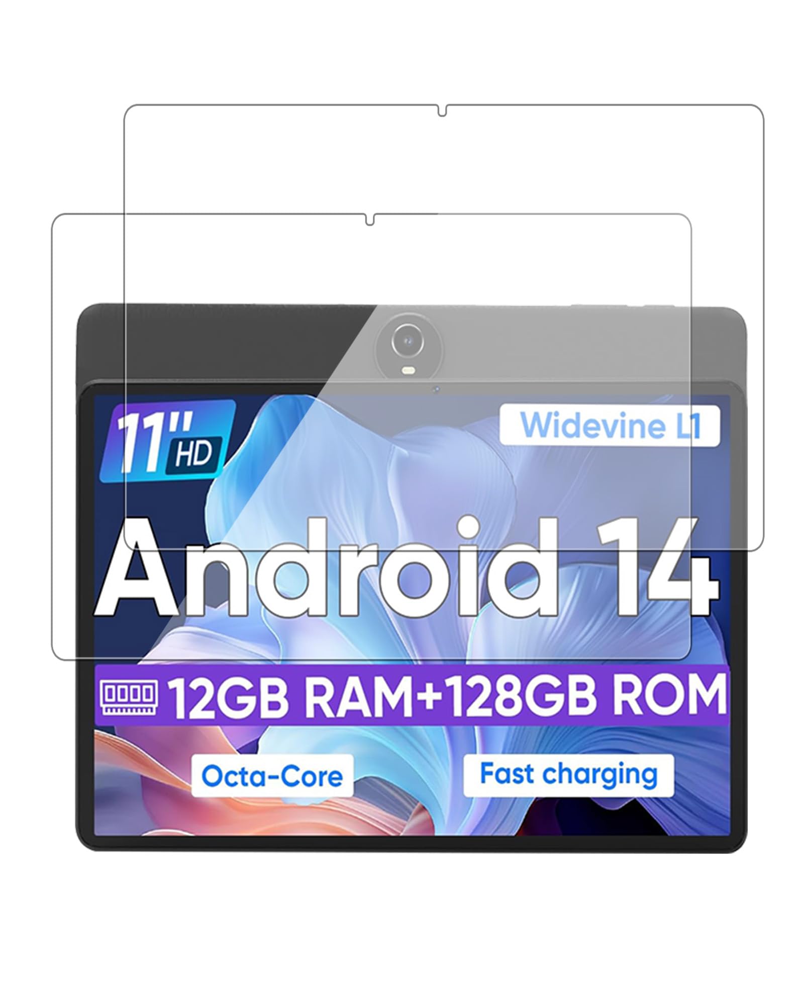 Photo 1 of [2 Pack] Screen Protector for WXUNJA C5-PTB 11" Tempered Glass Film,BOVUGAC Screen Protector for WXUNJA C5-PTB Tablet 11 inch 2024 Anti-Scratch & Sensitive & 9H Hardness