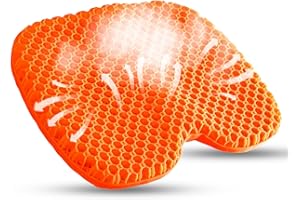 CHANGE MOORE Waterproof Kayak Seat Cushion: Comfortable Canoe Accessories Anti-Slip Thicken Gel Paddle Board Seat Kayak Accessories for Enhanced Kayak Seating Experience Orange S