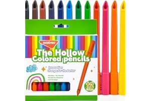 ECOTREE Easter Basket Stuffers for Toddler, Colored Pencils for Kids, Back to School Kids Art Supplies for Drawing, Coloring, Sketching, Blending, and Shading, 12 Count