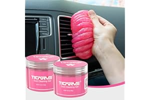 TICARVE 2Pack Cleaning Gel Car Putty Car Clean Putty Gel Auto Tools Car Interior Cleaner Car Cleaner Car Cleaning Slime Car Assecories Keyboard Cleaner Rose (320g/11.2oz)
