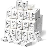 Colarr 120 Pack Travel Size Tissue Packs Bulk 3 Ply Bless You Single Tissue Packs Facial Mini Pocket Individual Tissues for Wedding Party Gift Homeless 7 Sheets Per Pack(Cross)