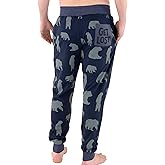 Lazy One Men's Jogger Sweatpants, Cozy, Warm, Pockets