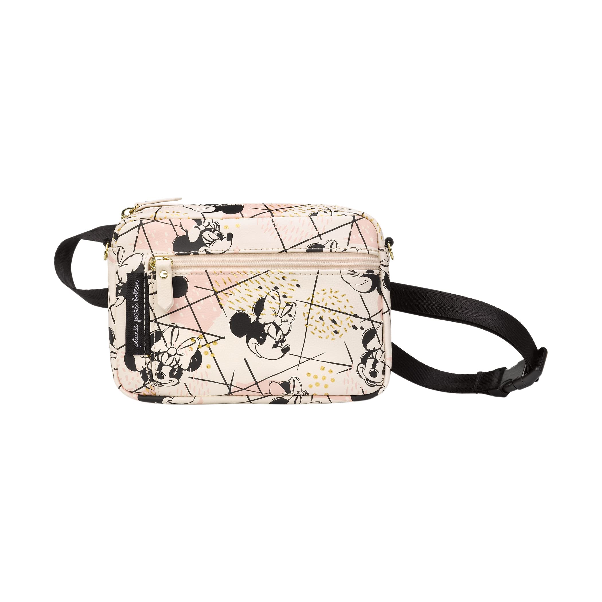 Adventurer Belt Bag | Adventurer Belt Bag | Wristlet, Crossbody Strap, Waist Belt Bag, Purse, Wallet | Versatile, Fashionable | Shimmery Minnie Mouse