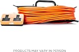 Status 25m Heavy Duty Extension Lead Twin Socket Orange 13A Outdoor 14AWG view 7