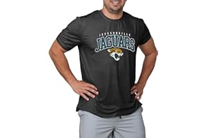 FOCO NFL Men's Officially Licensed Arch Logo Short Sleeve Performance Team T-Shirt