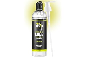 XESSO Water-Based Toy Lube, 354mL, Toy-Safe Personal Lubricant, All-Natural Without Glycerin & Parabens, Non-Staining, Slippe