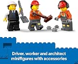 LEGO City Cement Mixer Truck Toy 60478 with 3 Minifigures Educational Building view 7