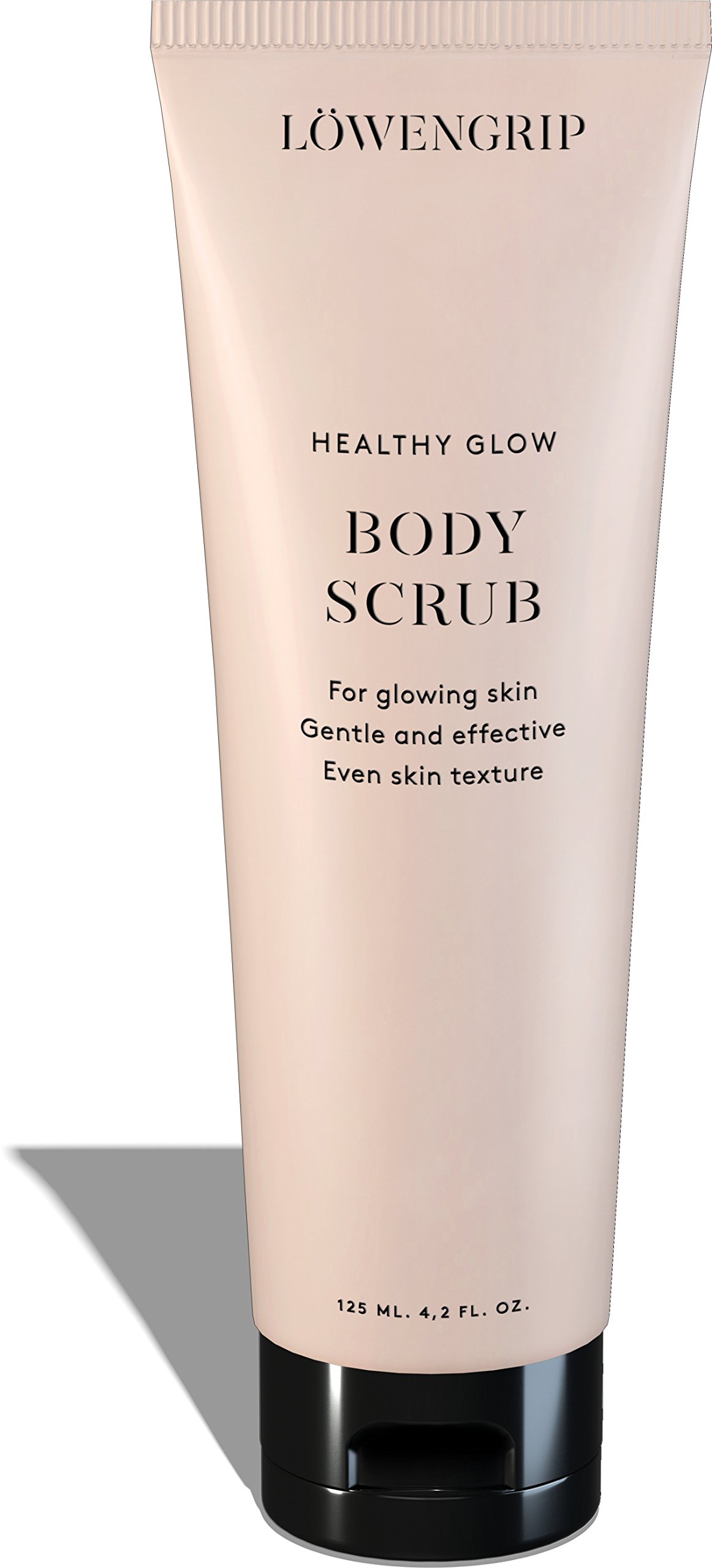 Löwengrip Healthy Glow Body Scrub. Prebiotics, Betacarotene. Nourishing & Peels Dry Skin. Exfoliating Sensitive & Normal Skin. Gives Lustre and Structures Skin, 125 ml