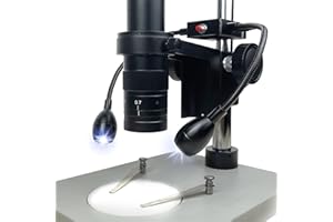 LED Spot Light for Microscope, 6 WATT LED Gooseneck Suitable for 20mm-32mm Stand Pillar Spotlight for Stereo Microscope Light