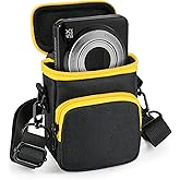 CaSZLUTION Travel Case Compatible with Kodak PIXPRO FZ55/FZ53/FZ45/FZ43 16MP Digital Camera, Lightweight Compact Camera Storage Bag with Adjustable Shoulder Strap & Belt Loop (Case Only)