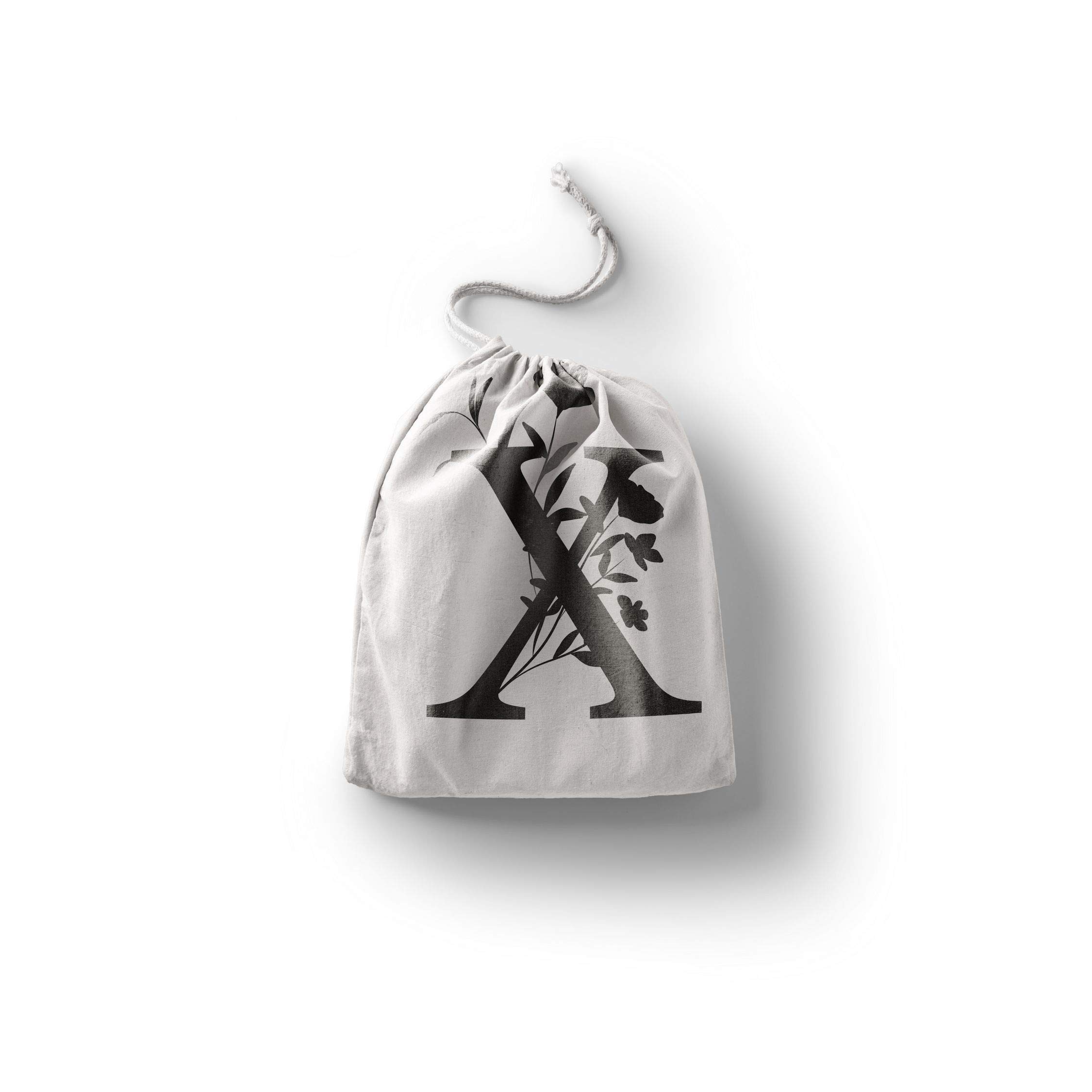 Bonamaison Printed Cotton Produce Bag with Drawstring, Reusable Grocery Bag, Biodegradable Eco-Friendly Bags, Travel Pouch, Sachet Bags, Shopping Bag, Eco Friendly, Foldable, Size: 30x40 Cm