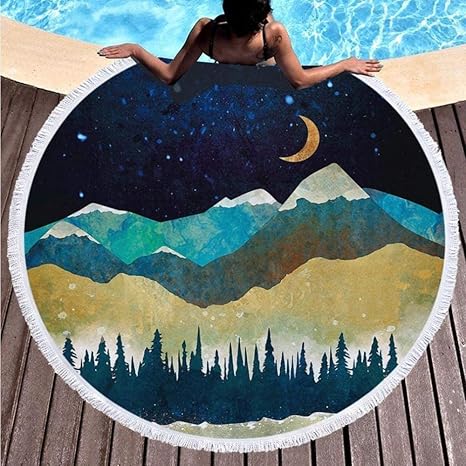 Microfibra Viaje de secado rápido Dibujos animados Pico de montaña