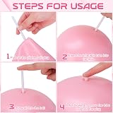 jjshund 25 cm Pilates Ball Small Exercise Ball for Home Gym Yoga Balance Core view 4