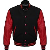 red wool varsity jacket
