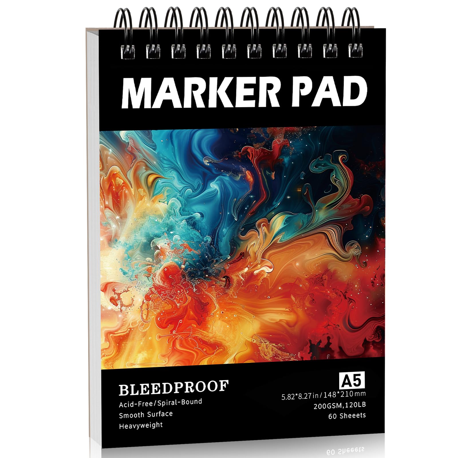 60 Sheets Marker Paper Pad, A5(5.8