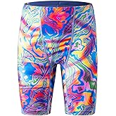 Eteoepo Boys Swim Jammers - Youth Kids Competitive Swim Team Suit Athletic Swimming Shorts Swimsuit UPF 50+