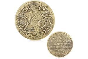 JOYGULLS Put On The Full Armor of God Army Commemorative Coins Collectible