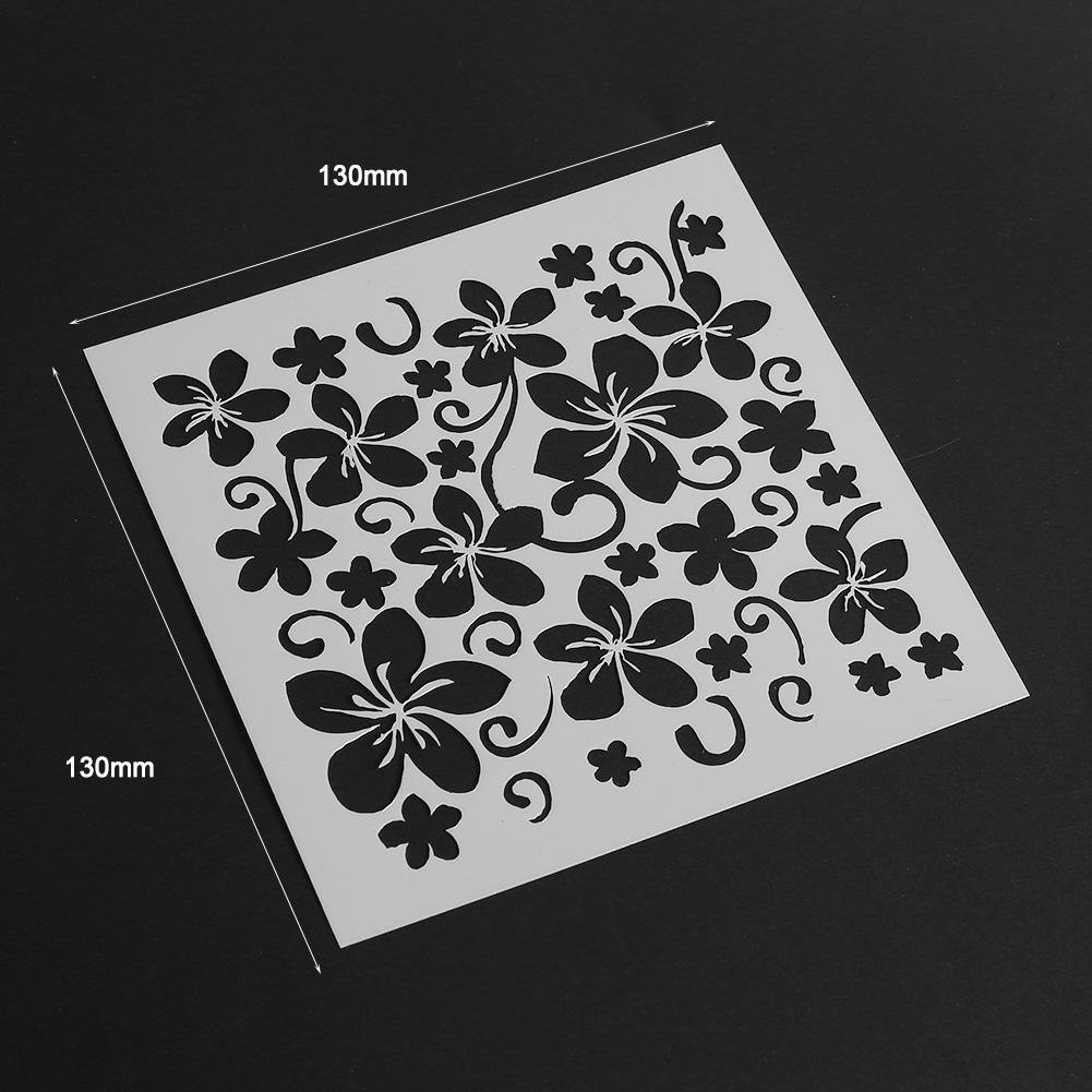 Demiawaking Pochoir De Decoration Gaufree Fondante Pour Bricolage Moule En Plastique Pour Impression A Jet De Cafe De Gateau Patisserie Ustensiles A Patisserie Napravi Rs