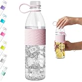 Copco Hydra Water Bottle with Leak-Proof Lid, 20 Oz - Pink | BPA-Free Tritan Reusable Water Bottle, Lightweight Twist Open Design, Portable for Gym, Work &amp; Travel, Dishwasher Safe