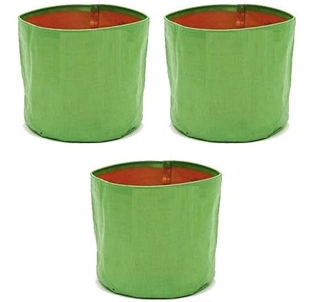 ONLY FOR ORGANIC - UV Treated Green Grow Bag (Size - 12inch x 12inch) - Pack of 3 Bags