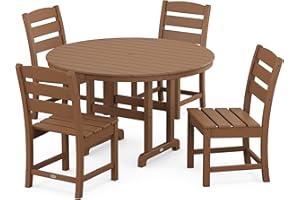 POLYWOOD® Lakeside Dining Set, Teak