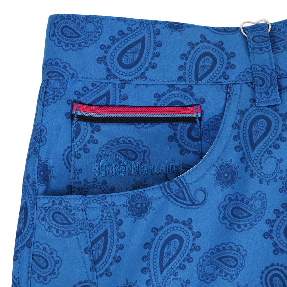 Web限定 バンカーメンタリティー バンカーメンタリティー G合繊系ショートパンツ Paisley Sp8b Bm12 30 ブルー B07pz2n869 人気特価激安 Firstcity Edu My