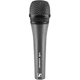 Sennheiser Professional E 835 Dynamic Cardioid Vocal Microphone | Cardioid dynamic microphone with XLR connector and MZQ 800 clip for vocals, stage performance and live sound
