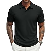 MAGNIVIT Mens Polo Shirts Short Sleeve Quick Dry Moisture Wicking Pique UPF80+ Casual Collared Golf Shirts for Men