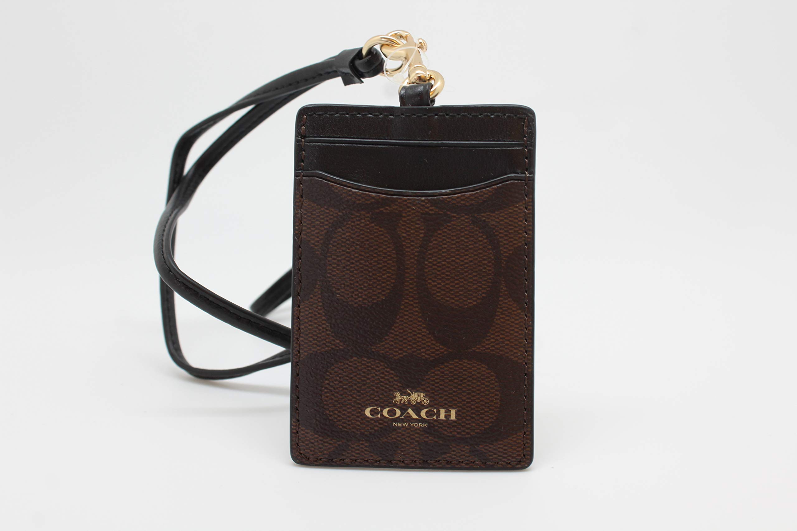 Coach Signature PVC Badge Lanyard ID Badge Holder F63274 Buy Online