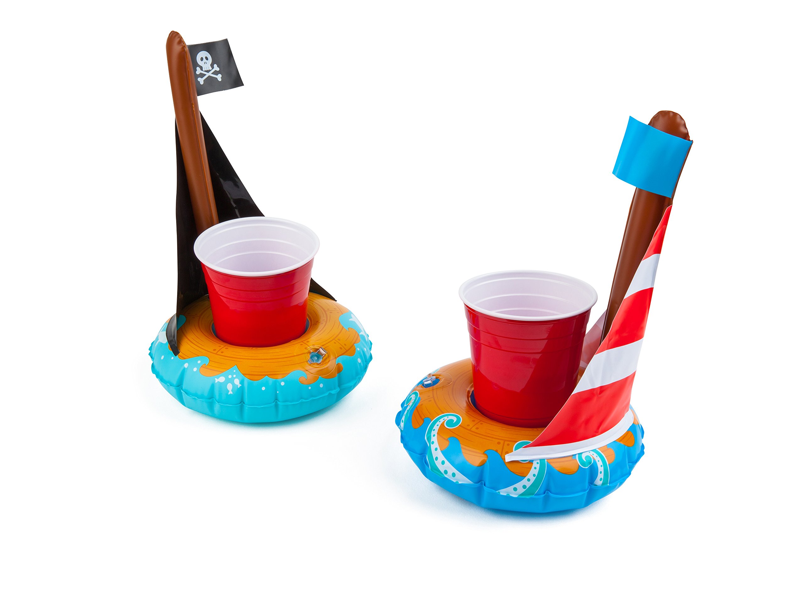 BigMouth Inc Sail Boat Beverage Boats (2-Pack)