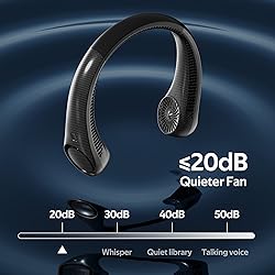 Portable Neck Fan, Hands Free Bladeless